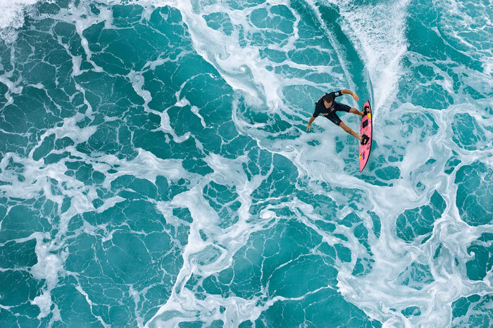 Marble Carve, surf photograph by Sean Davey, North Shore, Hawaii