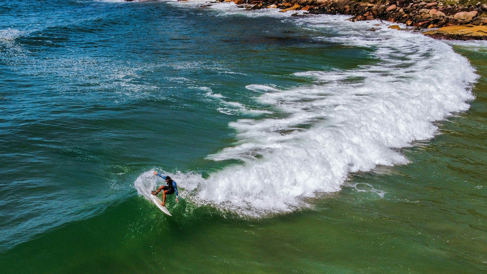 Clean right-hand surf break shown as a QUIVER art print