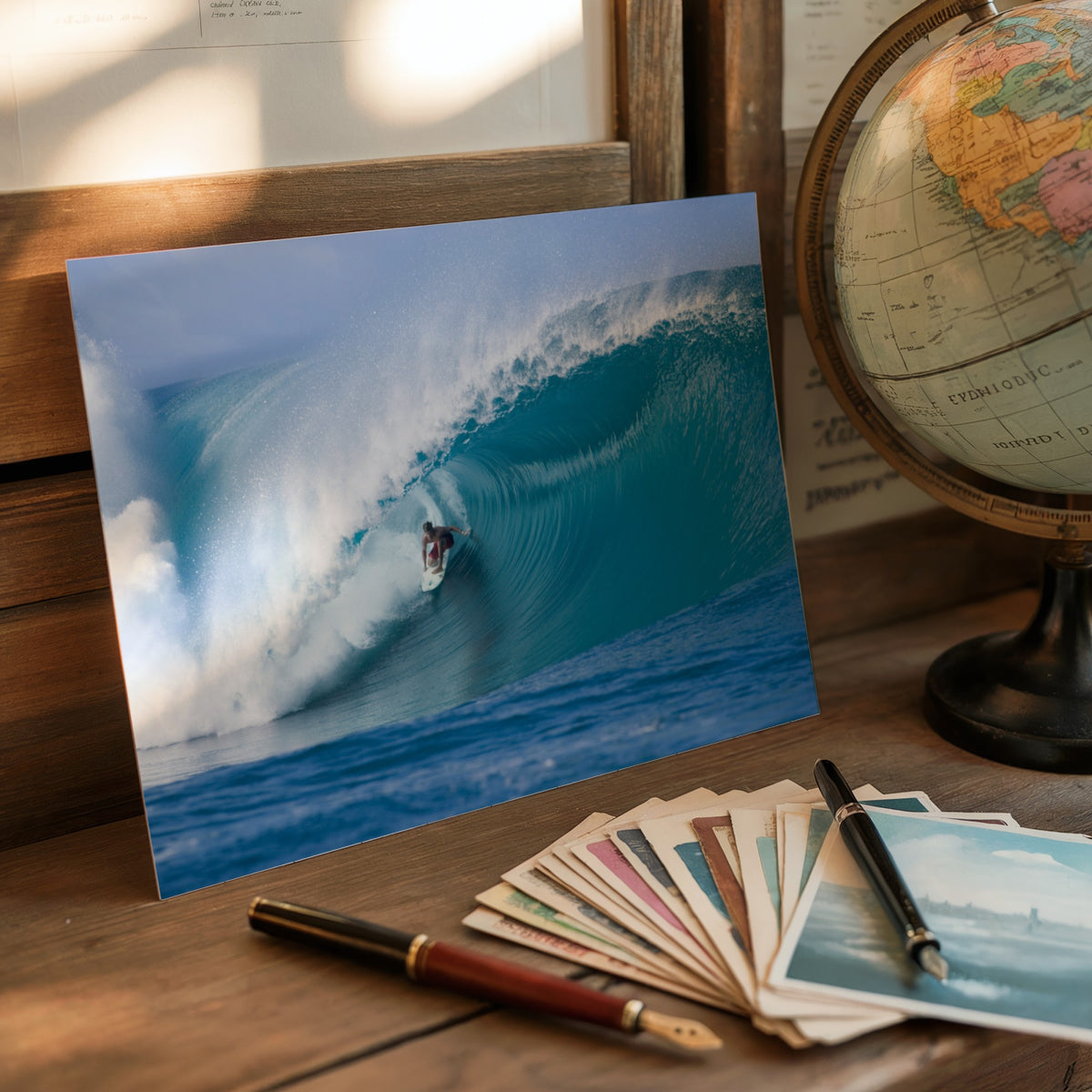 Perfection surf photograph by Sean Davey of Teahupoo, Tahiti, unframed print