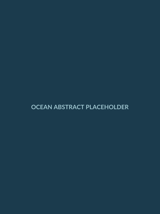 abstract minimal ocean print of glassy water texture at dusk — placeholder